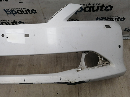 AA046163; Бампер передний; под паркт.; под омыват. (52119-33983) для Toyota Camry 50 (2012 — 2014)/БУ; Оригинал; Р1, Мелкий дефект; 