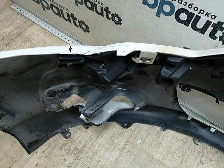 AA045244; Бампер передний; без паркт.; без омыват. (9676285080A) для Citroen C4 II HB (2011-2016)/БУ; Оригинал; Р2, Удовлетворительное; 