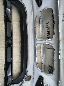 AA046507; Бампер передний; без паркт.; без омыват. (51117303750) для BMW Х1 I (E84) рест. (2012-2015)/БУ; Оригинал; Р1, Мелкий дефект; 