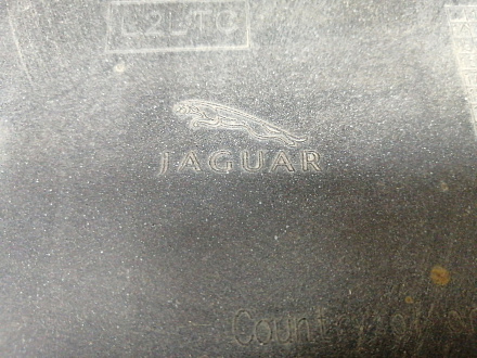 AA029535; Бампер передний; под паркт.; под омыват. (HK83-17F003-A) для Jaguar F-Pace I (2016-2020)/БУ; Оригинал; Р1, Мелкий дефект; 