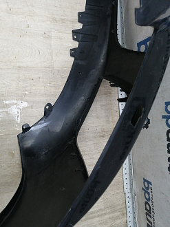 AA045911; Бампер передний; без паркт.; под омыват. (EH44-50031) для Mazda CX-7 I рест. (2009-2012)/БУ; Оригинал; Р1, Мелкий дефект; 