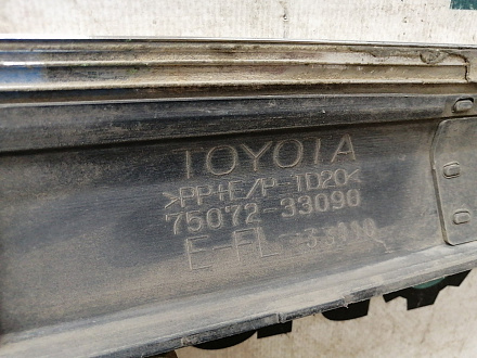 AA032068; Накладка на дверь передняя левая, молдинг (75072-33090) для Lexus ES V рест. (2009- 2012)/БУ; Оригинал; Р1, Мелкий дефект; 