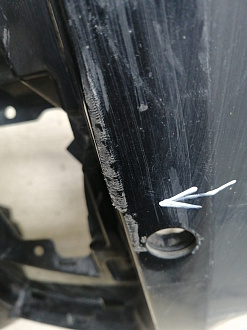 AA045639; Бампер передний, S-line; под паркт.; под омыват. (4G8 807 437 F) для Audi A7 I Sportback (2010-2014)/БУ; Оригинал; Р1, Мелкий дефект; 