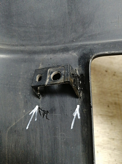 AA044519; Бампер передний; под паркт.; под омыват. (52119-60B20) для Toyota Land Cruiser 200 (2008 — 2012)/БУ; Оригинал; Р1, Мелкий дефект; 