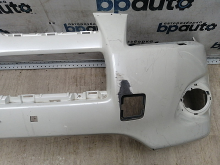 BA000239; Бампер передний; без паркт.; под омыват. (52119-42730) для Toyota Rav4 30 рест. V 2.4 (2009 - 2010)/БУ; Оригинал; Р1, Мелкий дефект; 