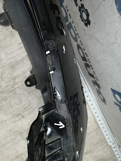 AA045402; Бампер передний; под паркт.; под омыват. (52119-06C40) для Toyota Camry/БУ; Оригинал; Р1, Мелкий дефект; 