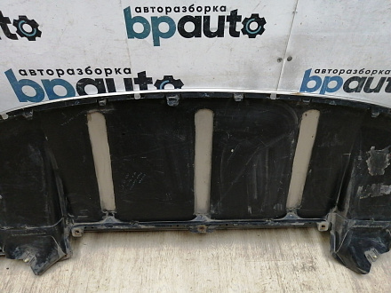 AA045346; Юбка переднего бампера (7P5807061) для Porsche Cayenne II (958) (2010-2014)/БУ; Оригинал; Р1, Мелкий дефект; 