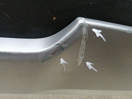 AA045477; Бампер задний; под паркт. (86611-M0000) для Hyundai Creta I (2016-2021)/БУ; Оригинал; Р2, Удовлетворительное; 