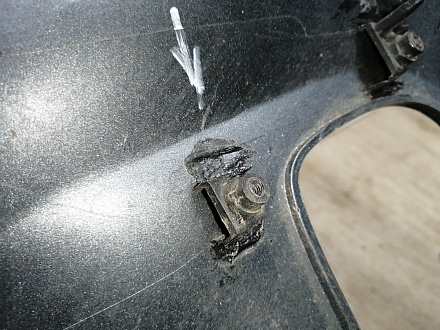 AA040306; Бампер задний; под паркт. (86611-2P500) для Kia Sorento II рест. (2012- 2020)/БУ; Оригинал; Р1, Мелкий дефект; 