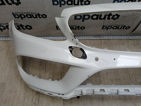 Фотография детали AA046107; Бампер передний, AMG; под паркт.; без омыват. (A2058850925) для Mercedes-Benz C-klasse IV (W205) (2014-2018)/БУ; Оригинал; Р1, Мелкий дефект; . Фото номер 7