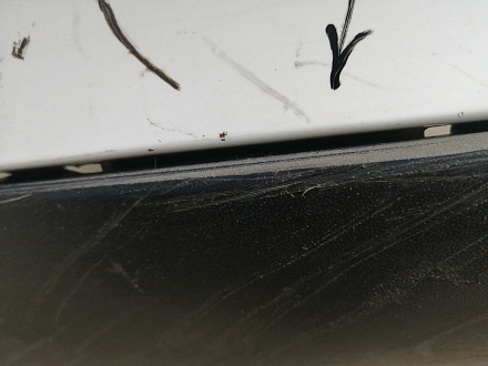 AA045457; Бампер передний, Sport-Style; без паркт.; под омыват. (5N0807221) для Volkswagen Tiguan I (2007- 2011)/БУ; Оригинал; Р1, Мелкий дефект; 