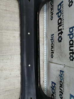 AA046122; Бампер задний; под паркт. (86611-4Y000) для Kia Rio III Sedan (2011- 2015)/БУ; Оригинал; Р1, Мелкий дефект; 