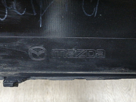 AA045767; Бампер передний; без паркт.; под омыват. (EH44-50031) для Mazda CX-7 I рест. (2009-2012)/БУ; Оригинал; Р1, Мелкий дефект; 