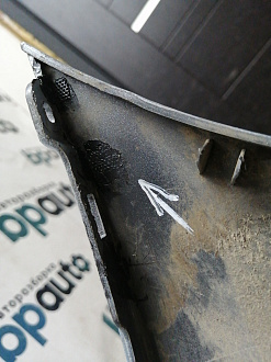 BA000144; Бампер задний; без паркт. (86611-4L000) для Hyundai/БУ; Оригинал; Р1, Мелкий дефект; 