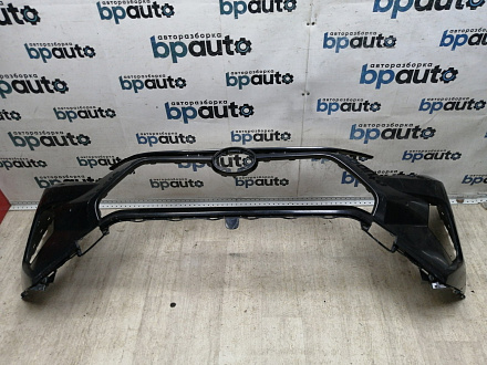 BA000260; Бампер передний; под паркт.; под омыват. (52119-0R280) для Toyota Rav4 50 (2019 -2025)/БУ; Оригинал; Р1, Мелкий дефект; 