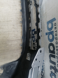 AA045778; Бампер передний; без паркт.; под омыват. (52119-42730) для Toyota Rav4 30 рест. V 2.4 (2009 - 2010)/БУ; Оригинал; Р1, Мелкий дефект; 