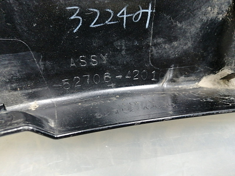 Фотография детали AA045569; Накладка заднего бампера правая, расширитель, LONG (52706-42010) для Toyota Rav4 30 рест. V 2.4 (2009 - 2010)/БУ; Оригинал; Р1, Мелкий дефект; . Фото номер 8