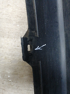 AA045733; Бампер передний, до 2010г; без паркт.; под омыват. (62022-JK60H) для Infiniti G (2006-2013)/БУ; Неоригинал; Р1, Мелкий дефект; 