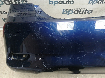 AA045921; Бампер задний; без паркт. (52159-12B30) для Toyota Corolla 150 рест. (2010-2013)/БУ; Оригинал; Р2, Удовлетворительное; 