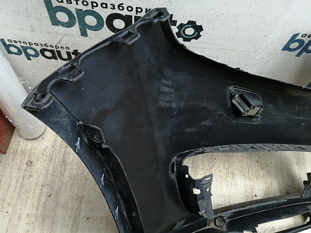 AA045536; Бампер передний; под паркт.; под омыват. (4L0 807 437) для Audi Q7 I (2005-2010)/БУ; Оригинал; Р1, Мелкий дефект; 