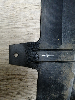 AA045539; Бампер передний; под паркт.; без омыват. (52119-50890) для Lexus LS IV (2006- 2009)/БУ; Оригинал; Р2, Удовлетворительное; 