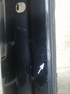 AA045785; Бампер задний; под паркт. (52159-60500) для Toyota Land Cruiser Prado/БУ; Оригинал; Р1, Мелкий дефект; 