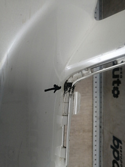 AA045980; Бампер передний; под паркт.; под омыват. (52119-60E01) для Toyota Land Cruiser Prado 150 (2010 — 2013)/БУ; Оригинал; Р1, Мелкий дефект; 