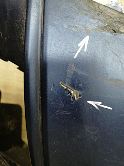 BA000160; Бампер передний, S-line; под паркт.; под омыват. (8T0 807 437 AM) для Audi A5/БУ; Оригинал; Р1, Мелкий дефект; 