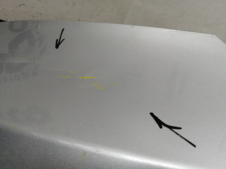 BA000141; Бампер задний; под паркт. (86611-4L500) для Hyundai Solaris I рест. Sedan (2014- 2016)/БУ; Оригинал; Р1, Мелкий дефект; 