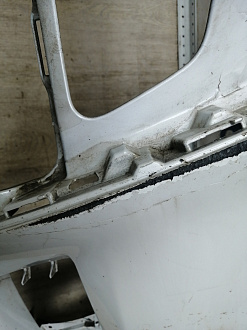 BA000272; Бампер передний; под паркт.; под омыват. (52119-50E80) для Lexus LS IV рест. 2 (2012- 2017)/БУ; Оригинал; Р1, Мелкий дефект; 