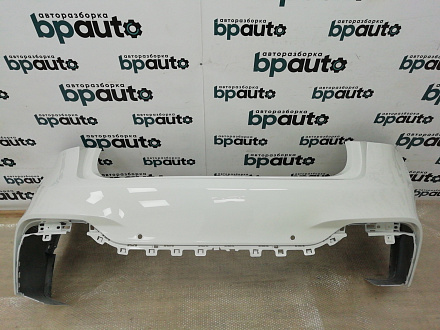 AA006440; Бампер задний, М-пакет; под паркт. (51128056534) для BMW Х6 II (F16) (2014-2019)/БУ; Оригинал; Р0, Хорошее; (300) Белый