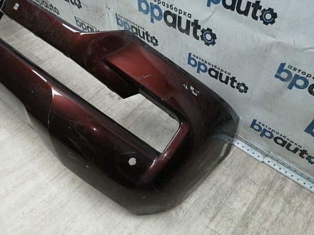 AA045328; Бампер передний; под паркт.; под омыват. (52119-60M50) для Toyota Land Cruiser 200 рест.2 (2015 - 2021)/БУ; Оригинал; Р1, Мелкий дефект; 