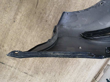 AA039657; Бампер передний; без паркт.; без омыват. (1Z0 807 221 M) для Skoda Octavia/БУ; Оригинал; Р1, Мелкий дефект; 