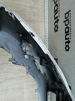 AA045625; Бампер передний; под паркт.; под омыват. (4G0 807 437) для Audi A6 C7/БУ; Оригинал; Р1, Мелкий дефект; 