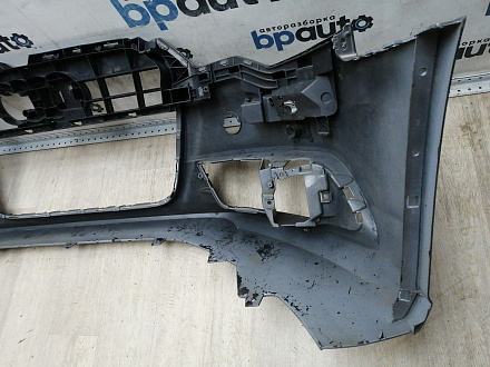 BA000161; Бампер передний; под паркт.; под омыват. (4G0 807 437) для Audi A6 C7/БУ; Оригинал; Р1, Мелкий дефект; 