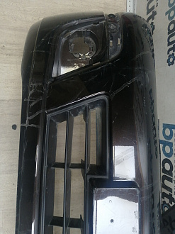 AA045991; Бампер передний; без паркт.; под омыват. (62022-EM00H) для Nissan Tiida/БУ; Оригинал; Р1, Мелкий дефект; 