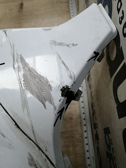 AA045705; Бампер передний, S-line; под паркт.; под омыват. (8K0 807 437 S) для Audi A4 B8/БУ; Оригинал; Р2, Удовлетворительное; 