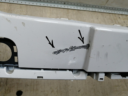 AA045855; Бампер передний; без паркт.; без омыват. (602001262AA) для Chery Tiggo 4 Pro (2020-2024)/БУ; Оригинал; Р1, Мелкий дефект; 