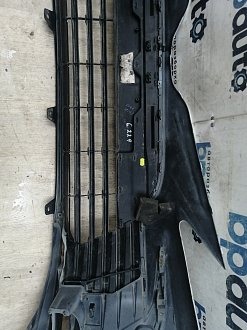 AA045787; Бампер передний; под паркт.; под омыват. (52119-06J20) для Toyota Camry 70 рест. (2021-2024)/БУ; Оригинал; Р1, Мелкий дефект; 