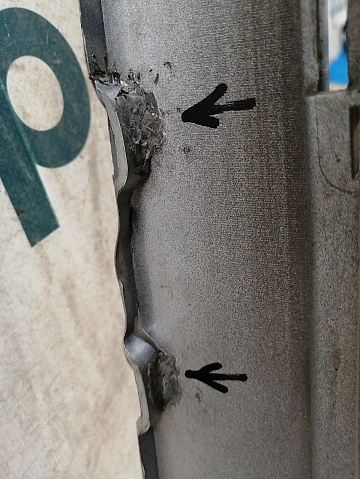 Фотография детали AA033383; Бампер задний; под паркт. (106 807 421 B) для Skoda Octavia I рест. Liftback  (2000-2011)/БУ; Оригинал; Р1, Мелкий дефект; . Фото номер 26