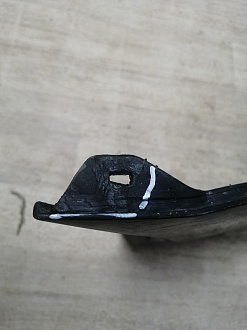 AA046089; Бампер передний; под паркт.; под омыват. (52119-33610) для Lexus ES V рест. (2009- 2012)/БУ; Оригинал; Р1, Мелкий дефект; 