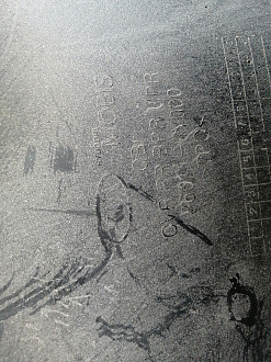 AA046114; Бампер задний; без паркт. (86611-4Y000) для Kia Rio III Sedan (2011- 2015)/БУ; Оригинал; Р1, Мелкий дефект; 