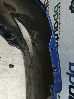 BA000138; Бампер задний; без паркт. (86611-4L500) для Hyundai Solaris I рест. Sedan (2014- 2016)/БУ; Оригинал; Р1, Мелкий дефект; 