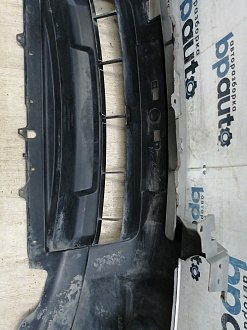AA046130; Бампер передний; без паркт.; под омыват. (62022-JG44H) для Nissan X-Trail II (T31) (2007-2011)/БУ; Оригинал; Р1, Мелкий дефект; 