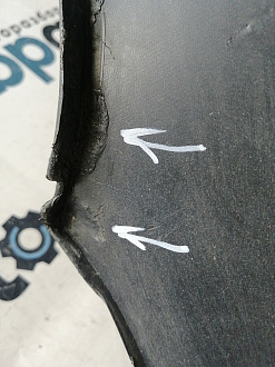 AA046134; Бампер передний; под паркт.; без омыват. (52119-50890) для Lexus LS IV (2006- 2009)/БУ; Оригинал; Р1, Мелкий дефект; 