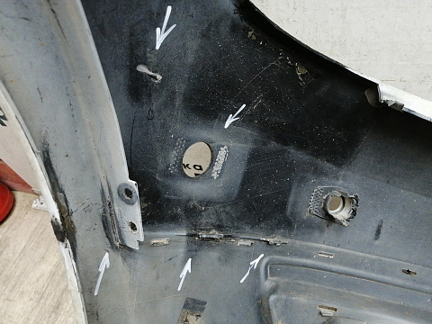 Фотография детали AA045422; Бампер передний; под паркт.; без омыват. (A1698857925) для Mercedes-Benz A-klasse II рест. (W169) (2008-2012)/БУ; Оригинал; Р1, Мелкий дефект; . Фото номер 27