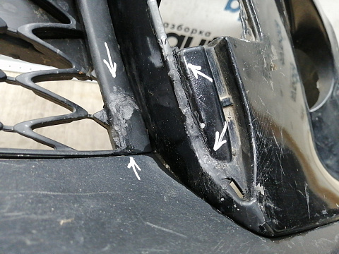 Фотография детали AA045218; Бампер передний, F-SPORT; под паркт.; под омыват. (52119-48760) для Lexus RX III рест. (2012 — 2015)/БУ; Оригинал; Р2, Удовлетворительное; . Фото номер 10