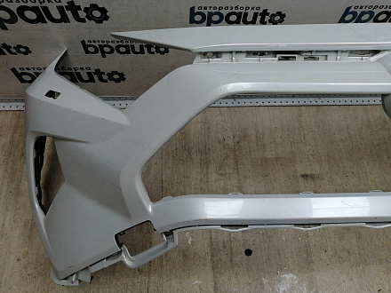 AA045804; Бампер передний; без паркт.; под омыват. (52119-0R280) для Toyota Rav4 50 (2019 -2025)/БУ; Оригинал; Р1, Мелкий дефект; 