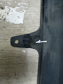 AA045893; Бампер задний v2.4; под паркт. (52159-33918) для Toyota Camry 40 рест. (2010 — 2011)/БУ; Оригинал; Р1, Мелкий дефект; 