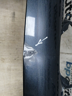 AA045729; Бампер передний; без паркт.; под омыват. (EH44-50031) для Mazda CX-7 I рест. (2009-2012)/БУ; Оригинал; Р1, Мелкий дефект; 